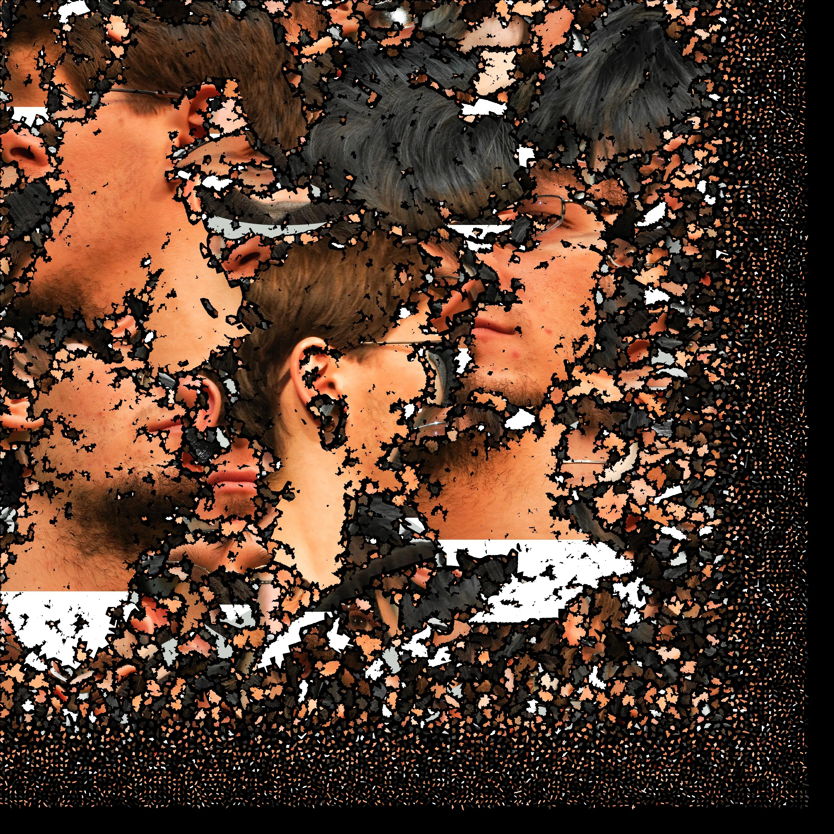 Yet another texture map, portraing Markus this time, this time mainly cheeks, ears and hair are identifiable.