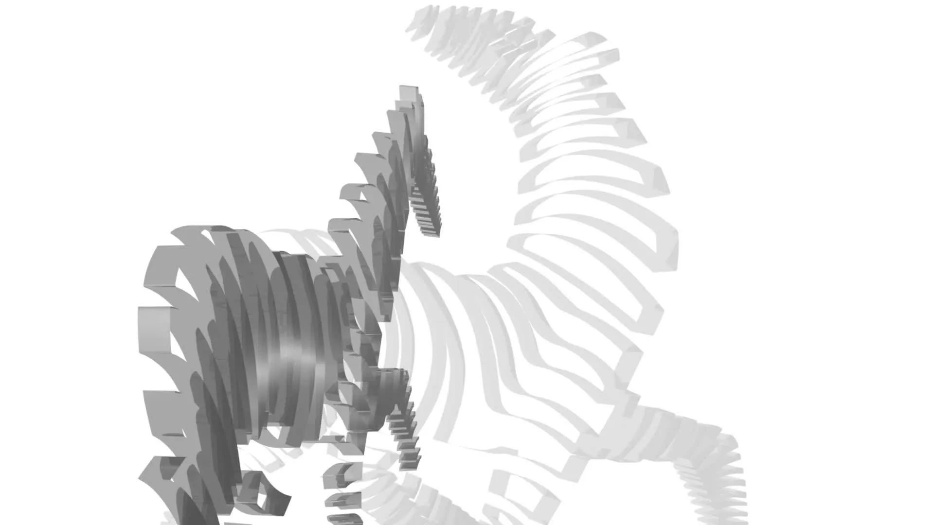 A 3D-Interretation if Victor Vasarely's horses.